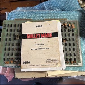 Bullet Mark Sega with Manual Arcade Game PCB Board Cm